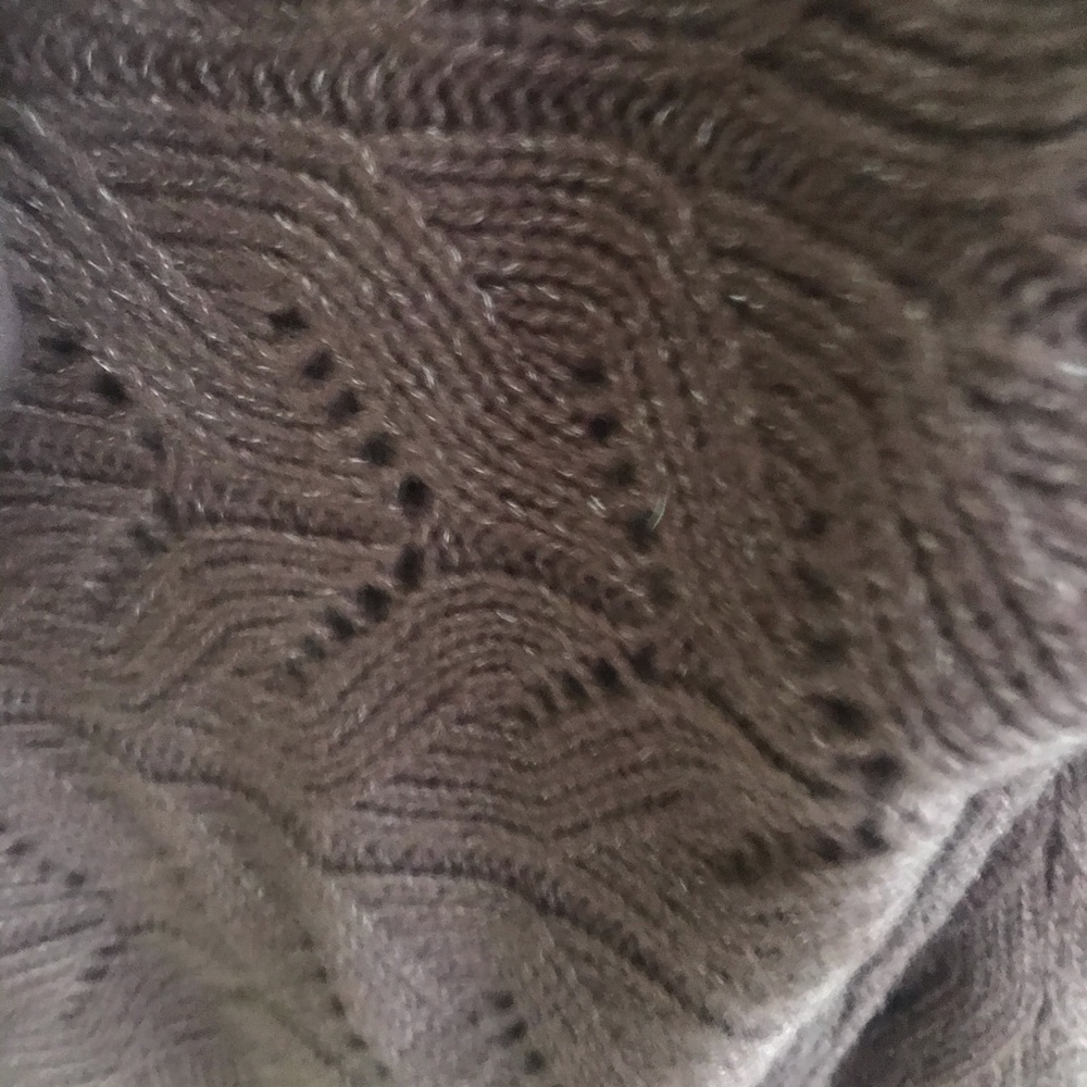 Abercrombie NWT Women Small Brown tie back sweater - Picture 5 of 10
